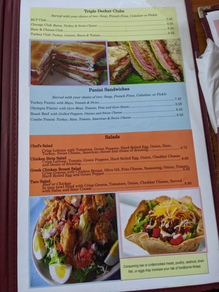 Anderson Grill Menu 7